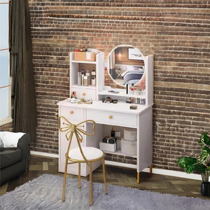 Unique Compact and Stylish Design Dressing Table Mirror with Factory <strong>Inspired</strong> Accents Customizable - Product Image 2