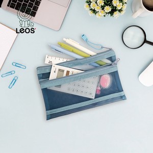 A6 Mesh Zip Lock Pencil Cases with <strong>String</strong> <strong>Handle</strong> for Students - Product Image 2
