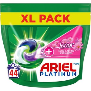 Ariel Platinum + Lenor All-in-1 kapsül yıkama kapsülleri 44 yıkar