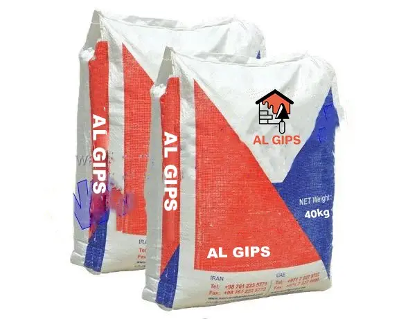 Hochwertiger Gips von Paris 40 kg POP Weiß zement nach Apapa Lagos Port Nigeria Gips Gips Chem Quelle Ägypten