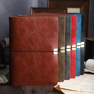Taccuino per Notebook Business Business Notebook in pelle sintetica a foglia larga di varie Sizes6-ring - Product Image 4