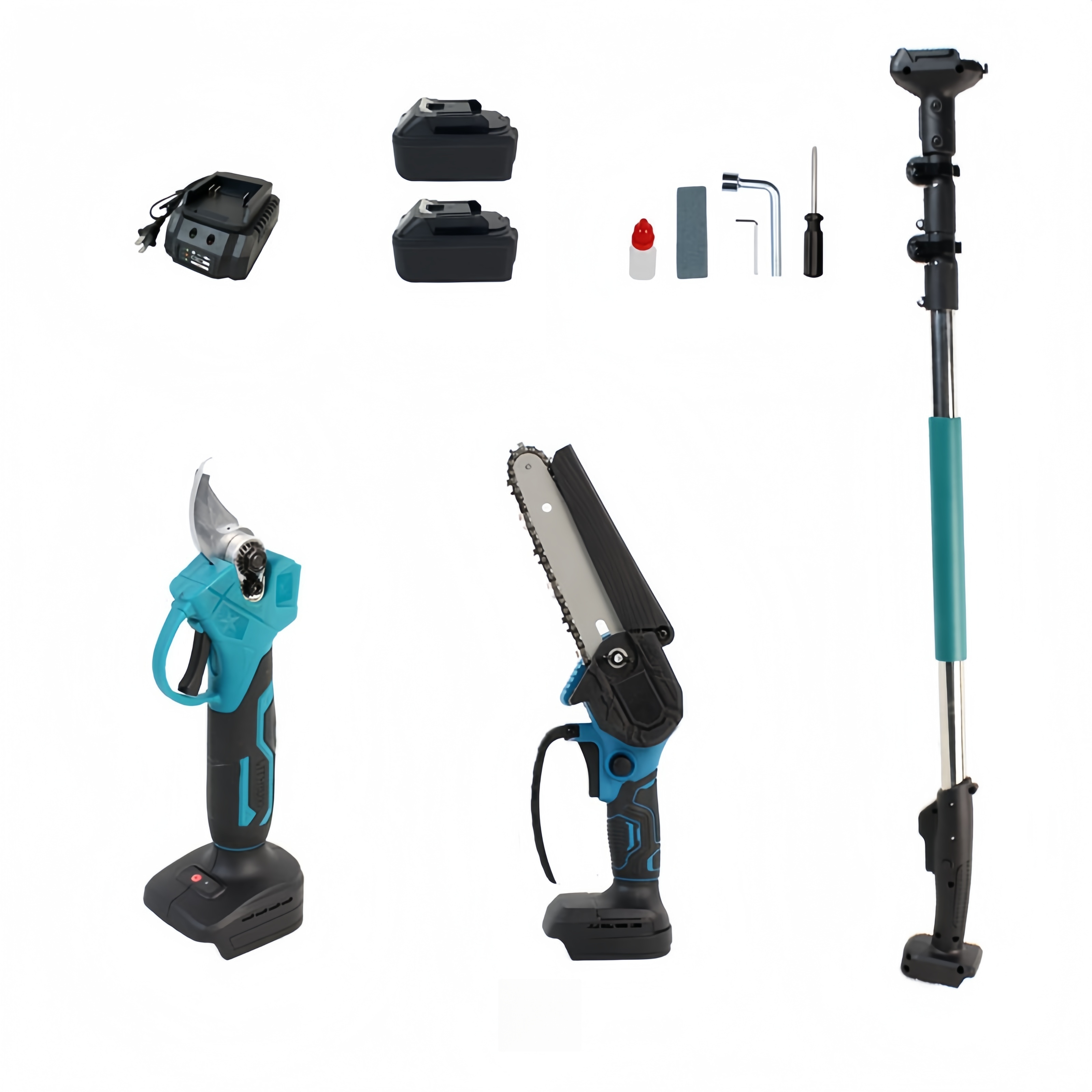 พร้อมแบตเตอรี่ 10*1300mah จำนวน 2 ก้อนและอุปกรณ์ชาร์จ