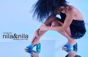 Nila & nila jöle bayanlar Sandal orta topuk Sandal 5 cm hakiki deri bayanlar Sandal yeni 2025 koleksiyon üretim