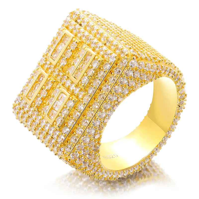 Moissanite Diamant Halo Bague de Fiançailles en Or Massif Certifié GRA Taille Radiante 4.60Ct Cadeau Pour Elle Bague de Mariage pour Femme