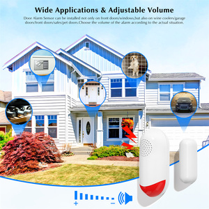 EMylo Portable Home Security Alarm System with ABS Magnetic Door <strong>Sensors</strong> Tuya Smart App for House Door <strong>Detection</strong> Personal <strong>Use</strong>