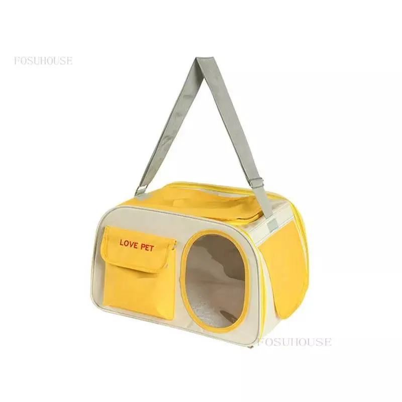 Sacs de transport pour animaux de compagnie, sac Portable respirant pliable pour chat et chien, sacs de transport pour voyage, sac à main pour animaux de compagnie avec verrouillage de sécurité