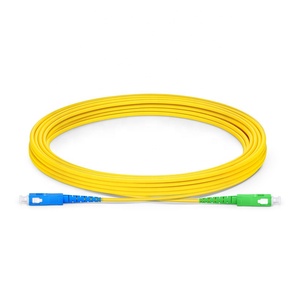 Precio de fábrica FTTH Telecom Grade SC/APC a SC/UPC 2,0mm 1M LSZH Cable de conexión de fibra óptica monomodo Simplex - Product Image 1