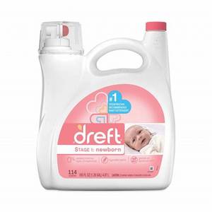 Quality Dreft Liquid Laundry <strong>Detergent</strong> (HE) <strong>50</strong> oz Bottle Fragrance-Free Safe Baby Newborn Infant Natural Clothes Washing - Product Image 1