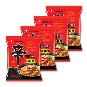 Nongshim Shin Ramyun 18-Count 4.2 oz hộp làm bằng tay chiên cho cốc mì đóng gói số lượng lớn mì ăn liền trong túi - Product Image 2