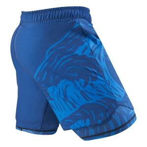 男性用カスタマイズされた昇華プリントMMAショートグラップリングショーツ新着格闘技男性用ボクシングショーツ