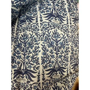优质材料花卉设计100% 棉手块印花和服罗布面料服装手块Jaipuri Sanganeri印花