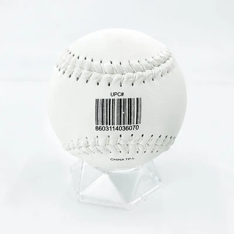 Пользовательские 12 дюймов Высокое качество Белый ПВХ Спорт софтбол игровые мячи