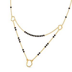 14K altın Minimalist tasarım Regal Sita Women al Sutra kolye günlük giyim kolye zincirleri kadınlar için paslanmaz çelik takı - Product Image 2