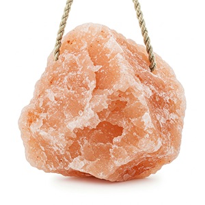 Himalayan Pink Salt <strong>Lick</strong> Block Pure <strong>Rock</strong> with Rope, Rich in Essential Nutrients for Horses, Cattle, Sheep, Dogs &amp; Livestock - Product Image 1