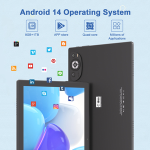 C idea Tablet Cina produttore 10.1 pollici Android 14 Tablet 10000mAh batteria con tastiera e Mouse CM8200Plus (nero) - Product Image 2