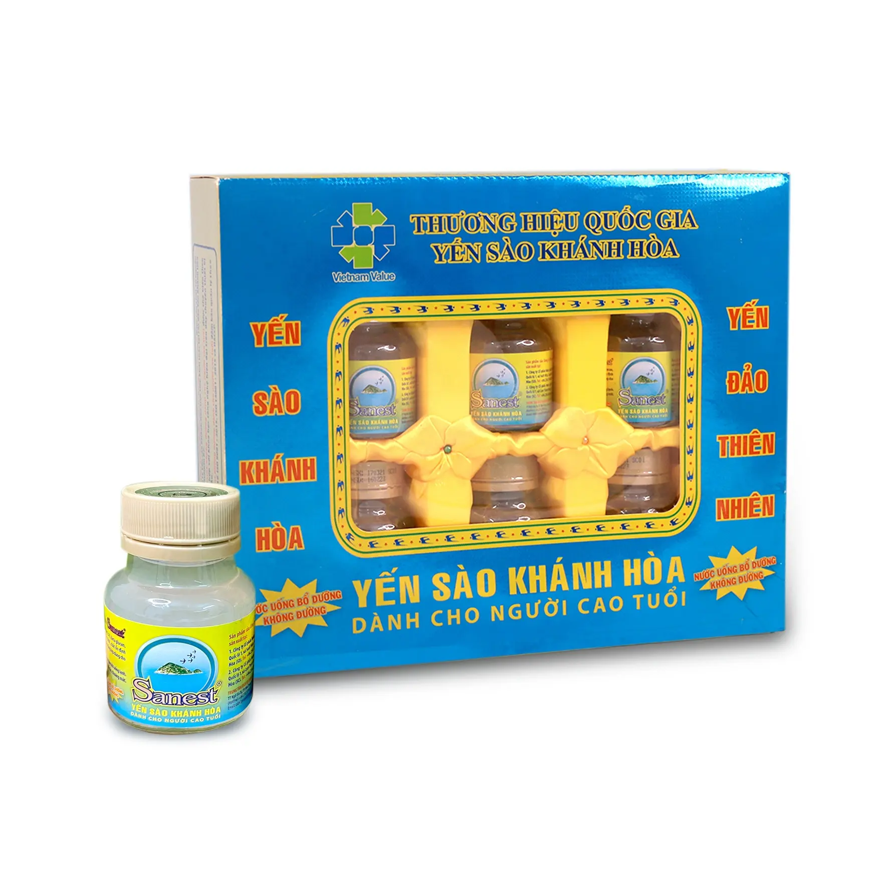 Птичье гнездо напиток без сахара энергетический напиток Драгоценная пища для питья ISO Упаковка в банку вьетнамский производитель