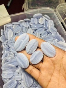Wholesale Supplier of Natural <strong>Blue</strong> Lace Mix Shape And Size Cabochon Loose Gemstones for Jewelry Making at Bulk Price Gemstones, - Product Image 3
