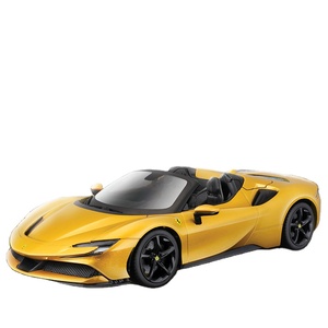 売れ筋ブラゴ1:18スーパーカーメタルコレクタブルダイキャストカーフェラSF90ロードスター合金車モデルおもちゃ