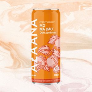 Vietnamca üretim Kombucha şeftali lezzet konsantre karışık meyve suyu tatlı ve ekşi notlar doğal işlenmiş - Product Image 1