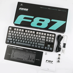 AULA F87Pro mekanik klavye 2.4g/Usb/BT Tri modu kablosuz 87 anahtar 5 katmanlı susturma dolum oyun için uygun + yazarak - Product Image 4