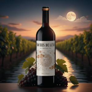 נושחות דה לונה, אדום חצי מתוק, גרנאצ 'ה וטמפרניו, 11% vol אלכוהול, רמת כניסה, 0,75lt, מ castila mancha. - Product Image 1