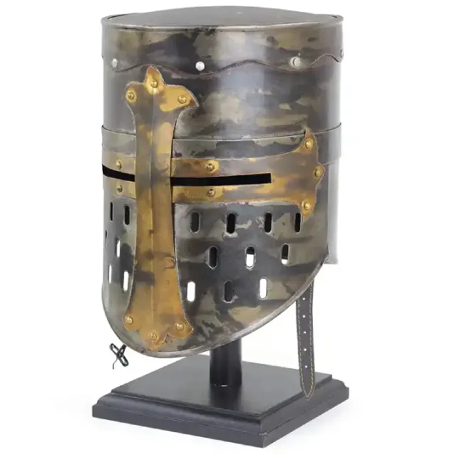 卸売手工芸品中世テンプル騎士団騎士鎧ヘルメットギリシャローマスパルタンアーマーヘッドピース