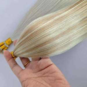 Remy I-TIP ผมต่อแบบอินเดียถาวร100ยืนคลื่นธรรมชาติหลวมสไตล์คลื่นลึกติดปลายตรงต่อของมนุษย์ - Product Image 2