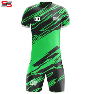 Kits de uniformes del equipo de pelota de fútbol juvenil, camiseta impresa, conjunto de Jersey, grupo de edad para niños, técnicas de corte automatizadas - Product Image 6