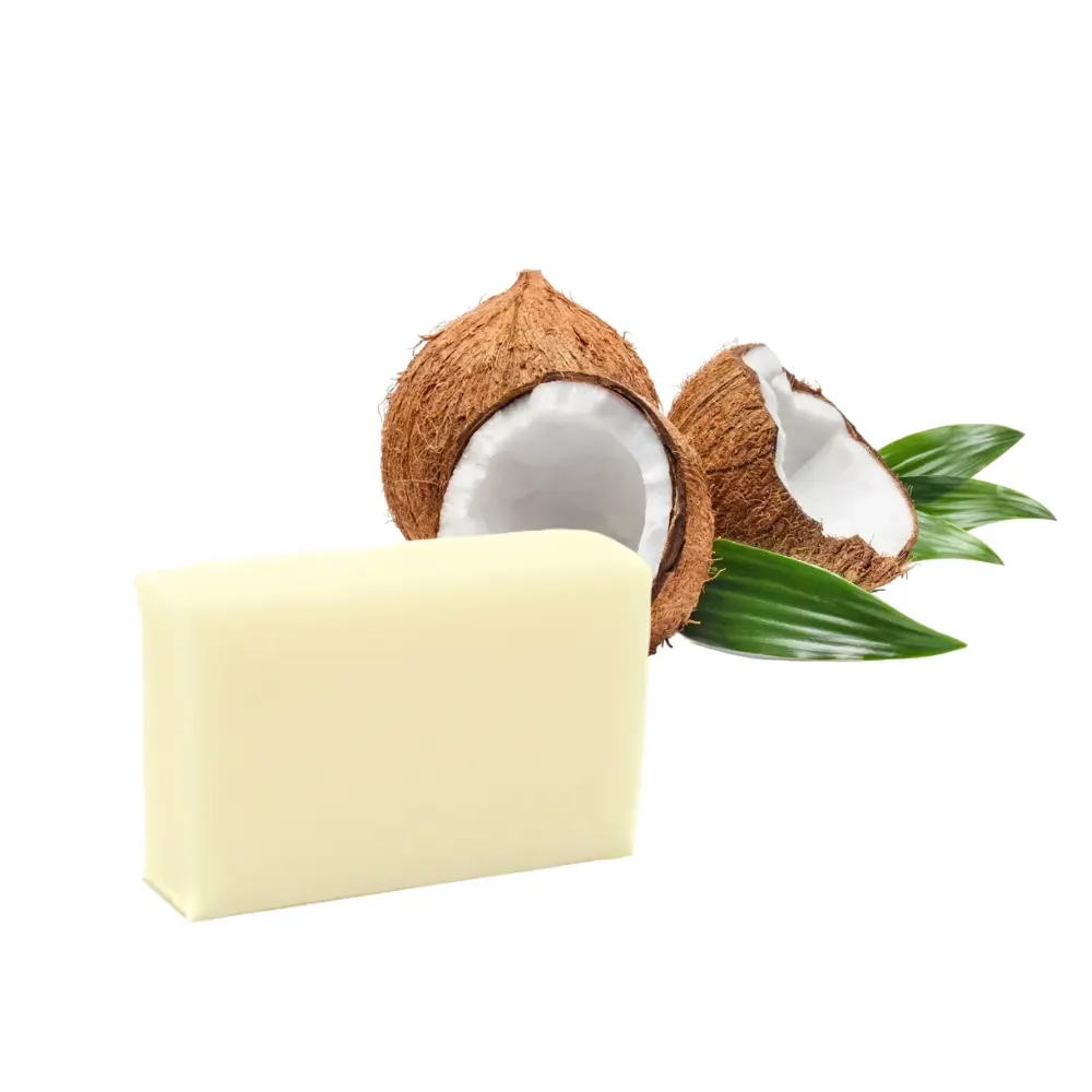 Qualità Premium sapone da bagno di cocco dimensioni personalizzate 100% cocco fatto a mano per il corpo/bagno di mano sapone di cocco pulizia