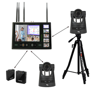 Wireless Recording Devices Classrooms <strong>Lecture</strong> 4k Webcam Smart Gesture All in One <strong>Video</strong> Conference Camera and Speaker - Product Image 1
