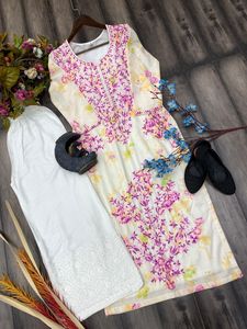 Designer Indian Pakistani Top-<strong>Plazo</strong> and Dupatta <strong>Set</strong> Bollywood Dress Party Wear Suit Wedding - Product Image 6