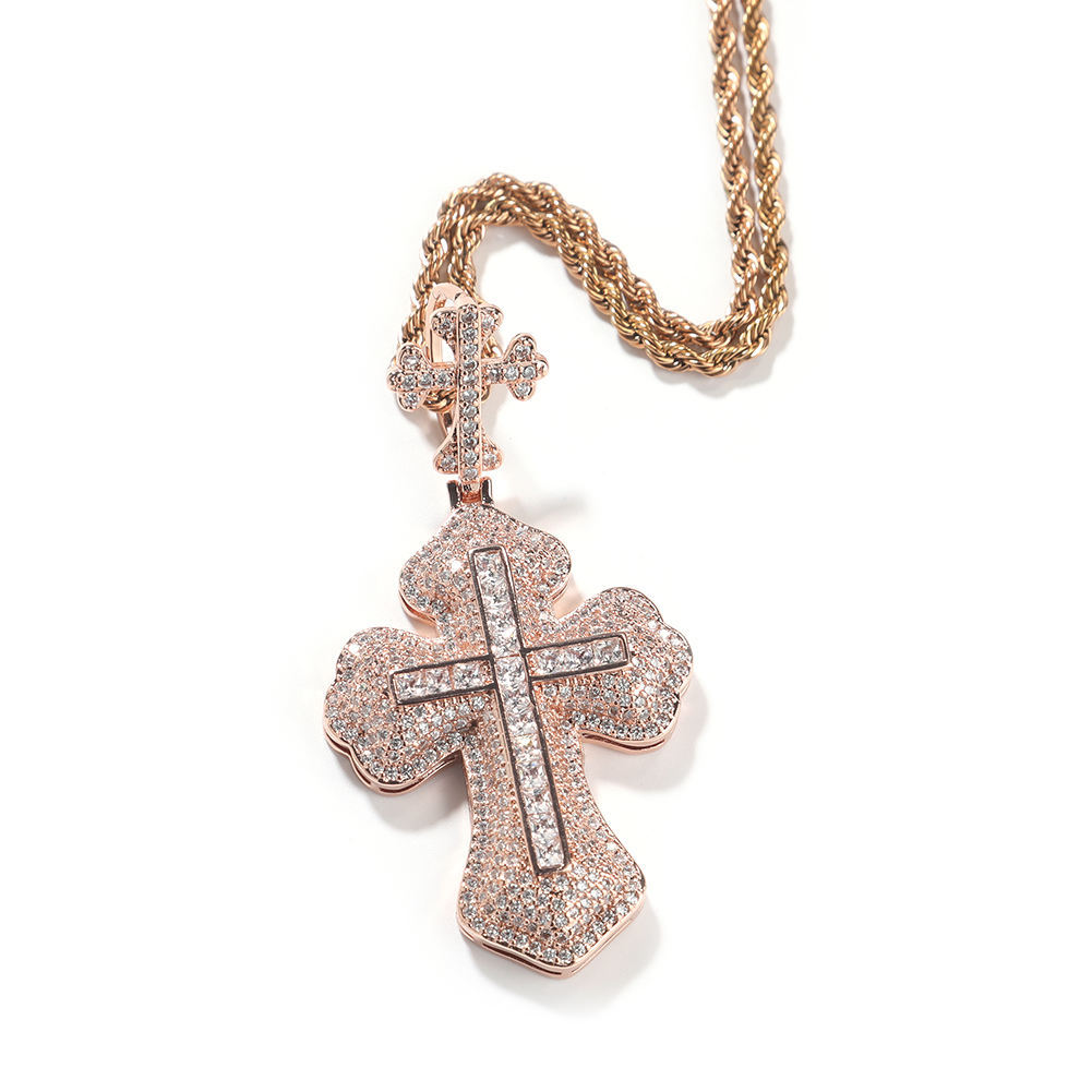 Catena a corda in oro rosa da 3 mm