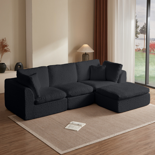 Noir + Chenille + 3 places