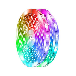 <strong>RGB</strong> <strong>LED</strong> Strip Light With 5M Control With Plug Bright Colors Adhesive Chip