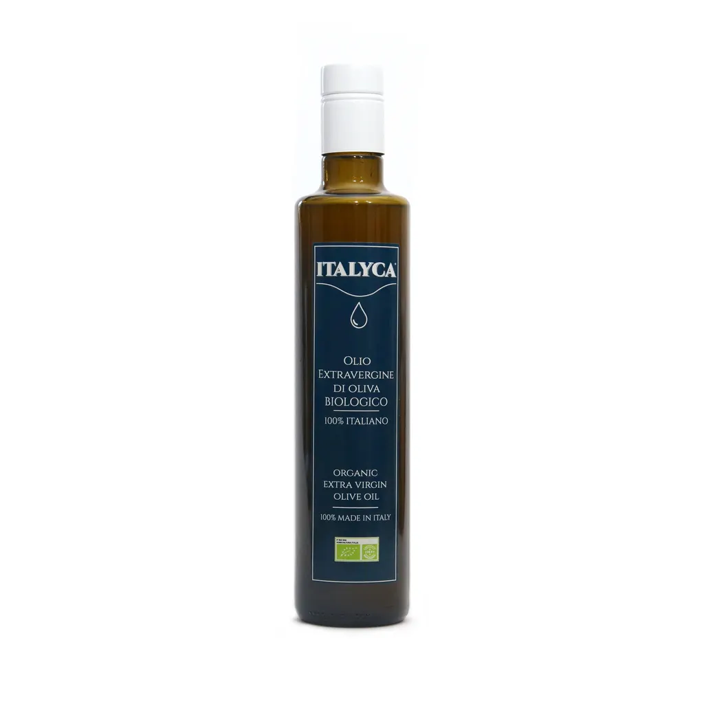 100% made in italy organic extra virgin olive oil cold extracted 500 ml bottle italian oil