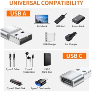 厂家直销全新Type-C USB适配器快速充电廉价电脑配件USB C集线器DC输出手机OTP - Product Image 5