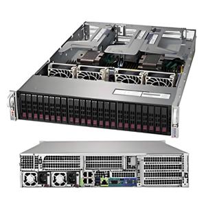 Sys-2029U-Tr4 Nas Nuvem 10Gbps Dedicado Super Servidor Gabinete Com Ssd Servidor Gpu Sistema Deep Learning Computing Rack Server