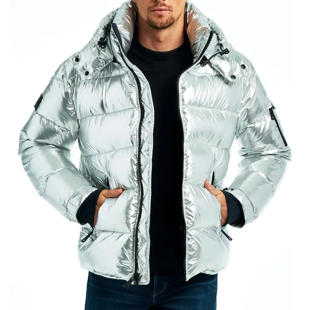 남자의 따뜻한 사용자 정의 로고 블랙 겨울 퍼프 아우터 야외 남성 버블 퍼 재킷 사용자 정의 버블 재킷 남여 공용