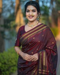 Mumbai Ragini vol 6A maharashtra özel tasarım yumuşak ipek Saree tedarikçiler - Product Image 3