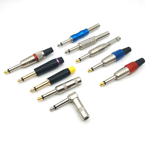 1/4 "立体声音频插孔插头3.5/6.35毫米ST XLR 3针4针面板RCA插头麦克风连接器音频连接器 - Product Image 3
