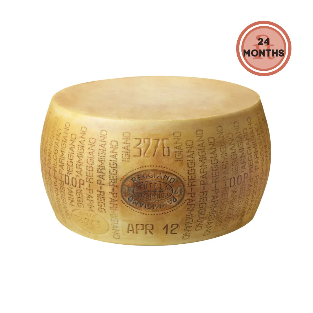 Parmigiano Reggiano 24 mesi ruota intera 38 kg formaggio duro italiano
