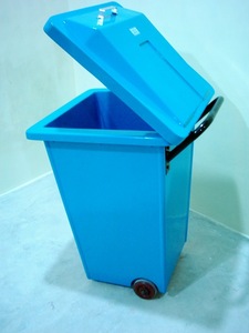 ถังขยะพลาสติก HDPE ขนาด660ลิตรสำหรับกลางแจ้ง2025ใช้ในการเก็บขยะ - Product Image 6