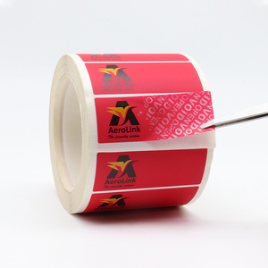 Full <strong>Color</strong> Printed Void Honeycomb Qr <strong>Code</strong> Serial Number Custom Logo Tamper Evident Security Label Sticker - Product Image 6