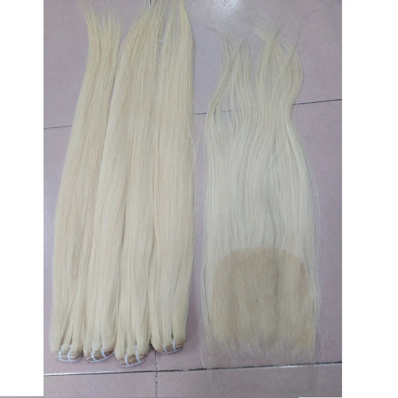 100% capelli umani vietnamiti 613 biondo capelli lisci capelli grezzi vergini con pizzo hd 5x6x6 chiusura 7x7x7