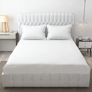 Indian Manufacturer White Bed <strong>Sheets</strong> for Fitted and Flat Sets with Private Label Available at Factory Price - Product Image 3