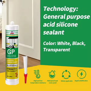 Haute qualité 300ml 600ml pour Wacker même qualité GP acide silicone neutre Silicone mastic Construction adhésif - Product Image 3