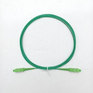 绿色SC APC单工光缆跳线跳线1.6毫米3.5仪表G652D单模