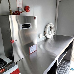 הטוב ביותר נירוסטה מזון נייד משאית מחיר זול משמש עגלות מזון למכירה עבור גלידה עם מרכיב המנוע