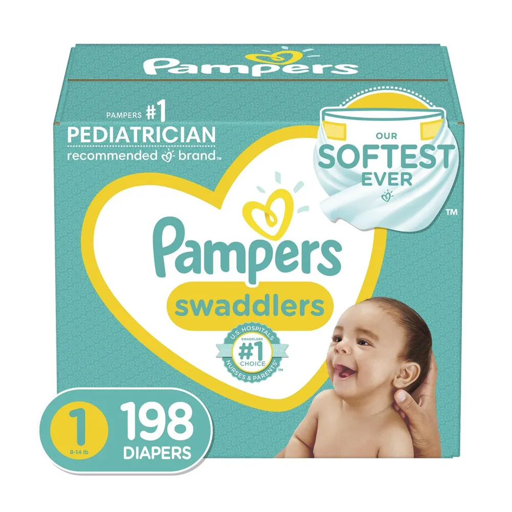 Venda de pampers do bebê | proteção premium | fraldas, fraldas macias e absorvente, tamanho 3, 136 para bebês