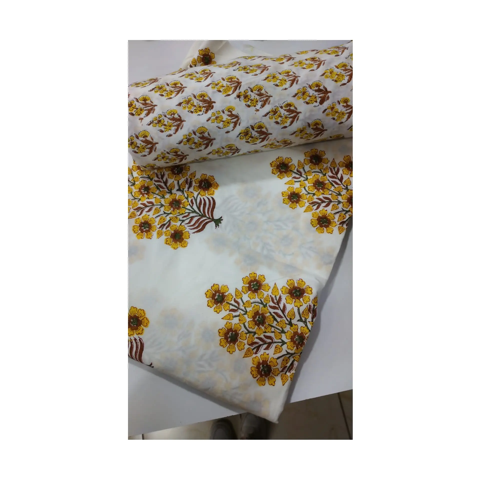 High Quality Material Printed Cotton Fabric for Bed Sheets Pillowcases and Duvet Covers Making from India Export